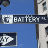 battery street sign